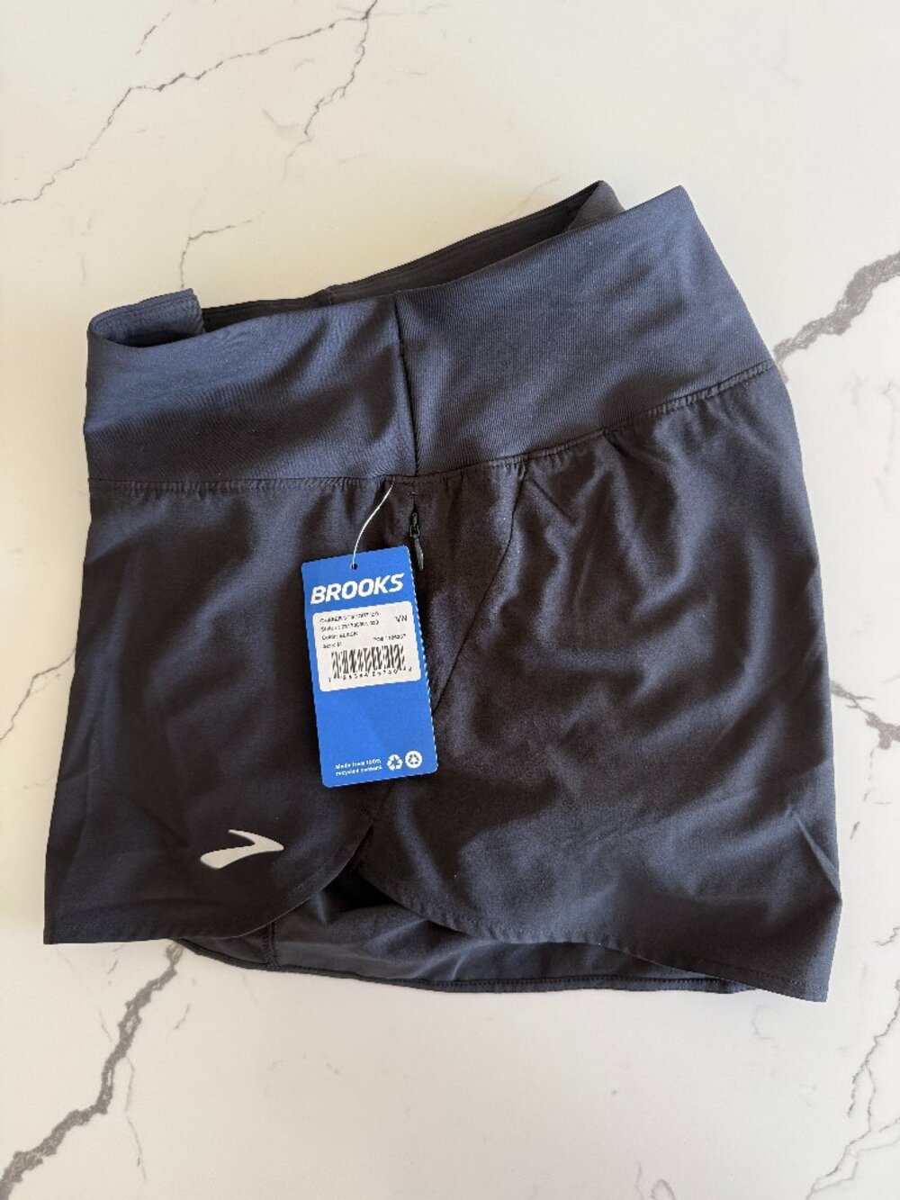 Women's Brooks Chaser 3" short - Black, Medium